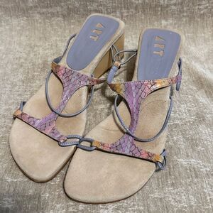 Art Effects Brazilian Leather Wedge Sandals